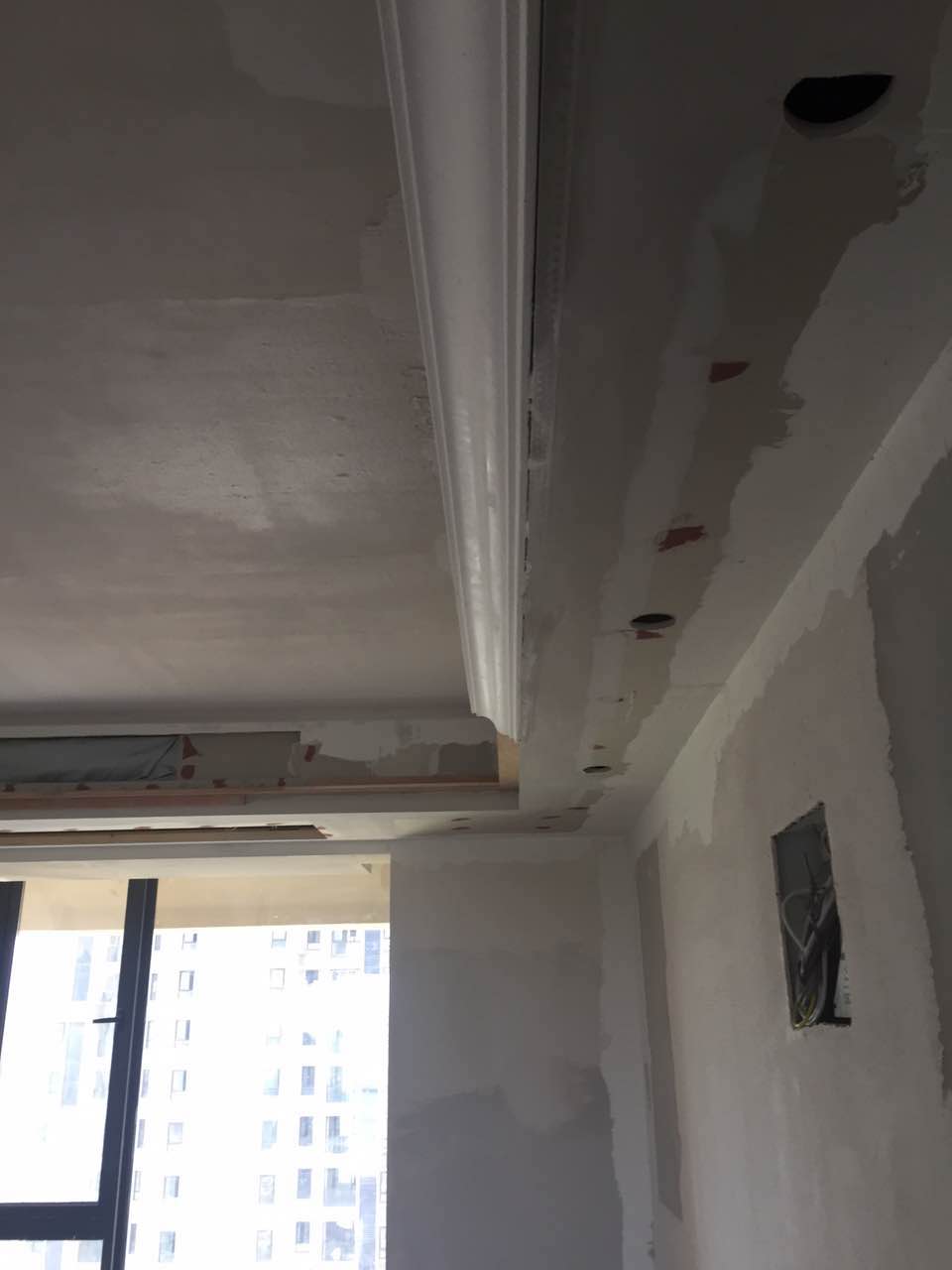 油漆工程施工中