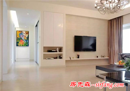 電視墻只刷漆，實(shí)惠又大氣