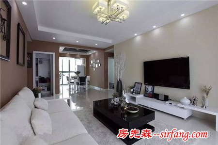 電視墻只刷漆，實(shí)惠又大氣