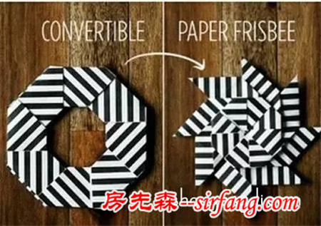 折紙圓圈的方法圖解 手工折紙飛鏢的折法教程