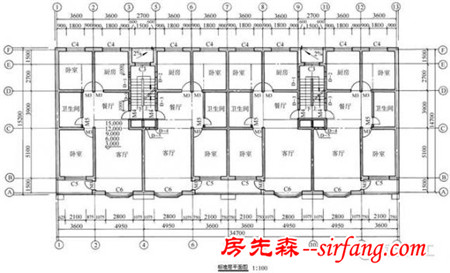 施工图中的建筑平面图中都包含哪些信息？看完系统了解建筑平面图