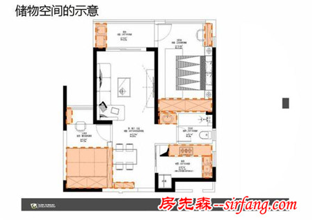 看设计师如何分析复古格调、朴实质感的融科城81平