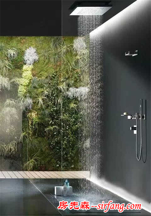 把花园搬进浴室！在大自然中沐浴是什么样的感觉？