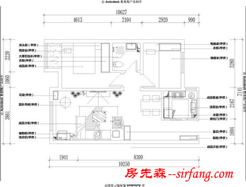 青岛鑫源向上小区装修效果图刘焕发设计