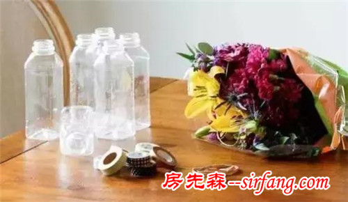 她把喝剩的塑料瓶收集了起来，全家人乐开了花！