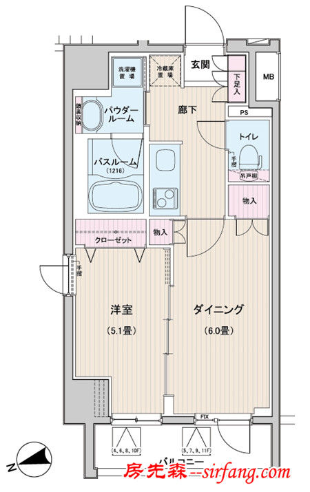 日本小户型装修案例，面积虽小功能还是很强大的