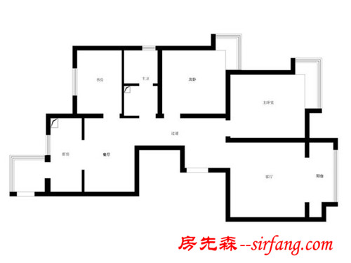 城市花园115平老房装修方案，吊顶石膏线就好