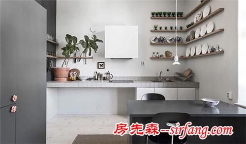 瑞典黑白灰公寓 安靜得像一部默片