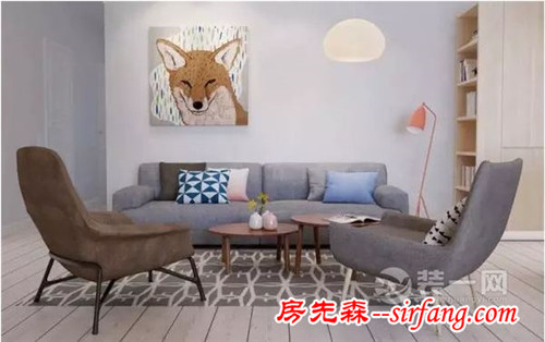 東營裝修公司帶來開放式低彩度公寓 給你需要的溫暖