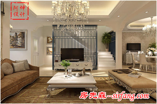 龍湖下疊280平墅裝修方案，一套房子兩種風(fēng)格