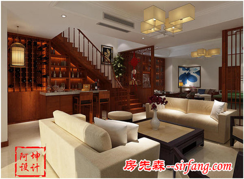 龍湖下疊280平墅裝修方案，一套房子兩種風(fēng)格