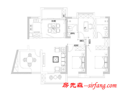 中式的古朴典雅风|江山帝景150平装修方案