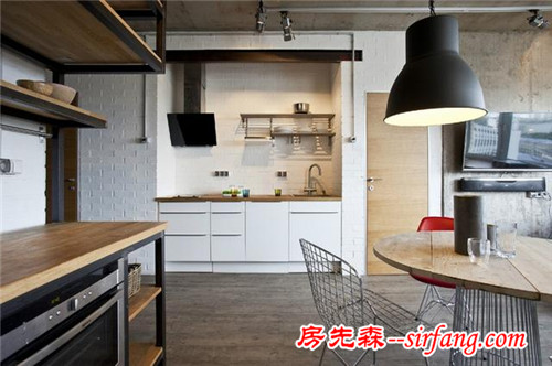 俄罗斯loft风格公寓