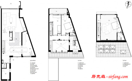 房中房巧妙利用屋子的层高，改造露台和屋顶通风窗