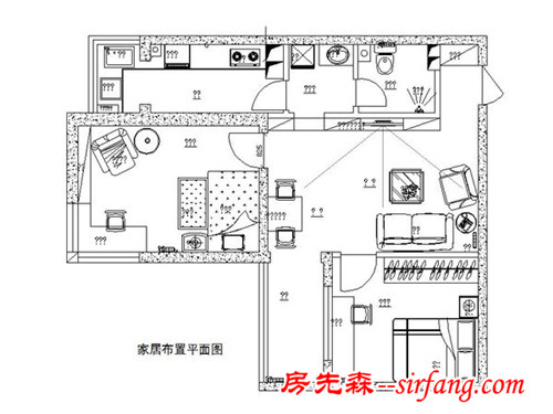 中山路82平老房二次装修，优雅成就轻奢