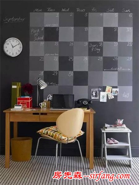 如何在家刷一面实用又好看的黑板墙?