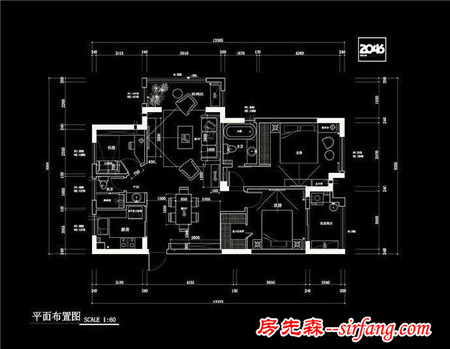 三居室尽显轻美式的清新浪漫