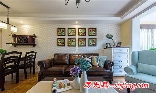 簡單小幸福 98平美式混搭溫馨小居室