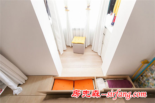 看不足55平米的小公寓是如何被改造成兩居室的！