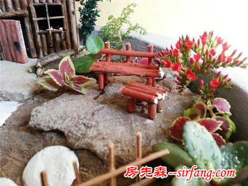 創(chuàng)意微世界，“迷你花園”微型景觀漂亮花園庭院！