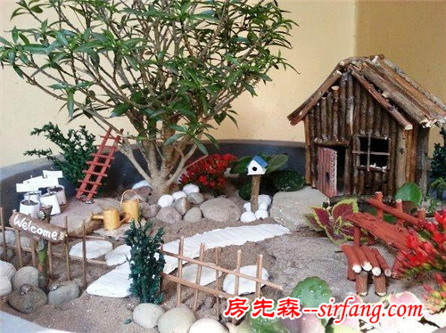 創(chuàng)意微世界，“迷你花園”微型景觀漂亮花園庭院！