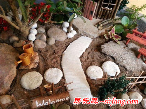 創(chuàng)意微世界，“迷你花園”微型景觀漂亮花園庭院！
