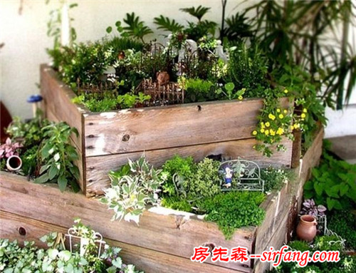 創(chuàng)意微世界，“迷你花園”微型景觀漂亮花園庭院！