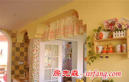 47平田园风一室一厅 16图晒满室的温暖色彩和甜美