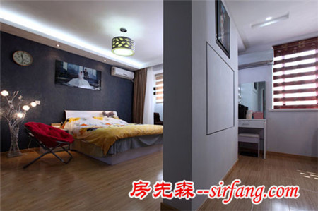 上海小夫妻30平简约婚房 开放式设计与浪漫拥抱
