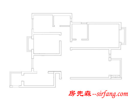 香港花园140平二手房装修方案，美式休闲居