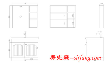 享受舒适简欧生活，惠达浴室柜评测