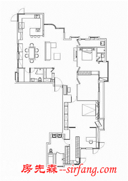 221平老屋大翻修 摇身变崭新的开放式纯白居所