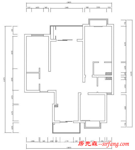 巧施“移门换位”大法改造户型 打造建筑师140平实用新家