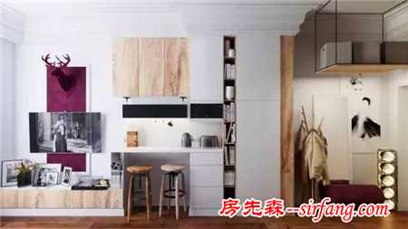 [装修案例] 房子只有15㎡，依然可以改造成漂亮又实用的家！