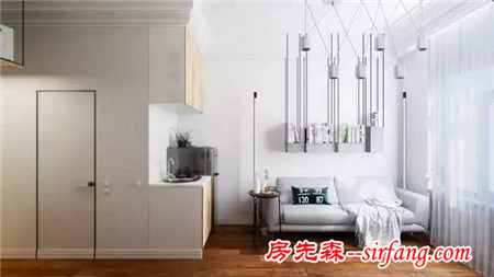 [装修案例] 房子只有15㎡，依然可以改造成漂亮又实用的家！