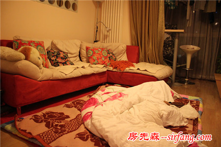 60平米一室一厅一卫 北京文艺女青年小资气息的家