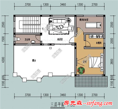 广东沿海自建房，3层别墅设计12X10米，含全图