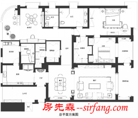 260平法式新古典家 高管夫妻的品质人生