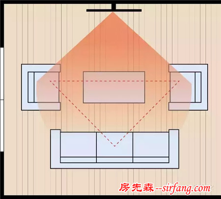 客厅这样布置，晚上都不想睡了