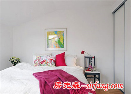 清新简约白色小公寓 舒适的搭配带来无限亲和感