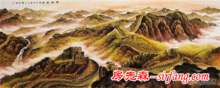 一幅画一种风水，客厅山水画风水解析图详解