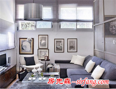 48平银灰色阁楼式公寓 演绎现代中性典范