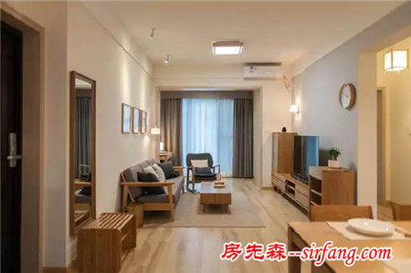 浅色实木材质打造MUJI气质美宅
