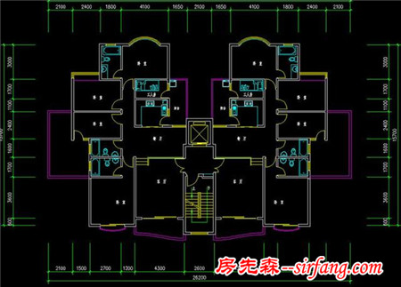 知识：怎样看住宅建筑的平面图？