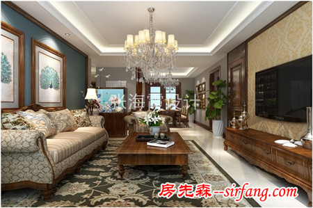 翠海宜居131平裝修方案，不花哨，很大氣