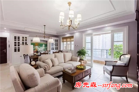 上海装修-经典优雅美式三居室