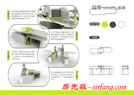 我要去米兰参赛作品 杨文远&李萌·旋享soho办公家具