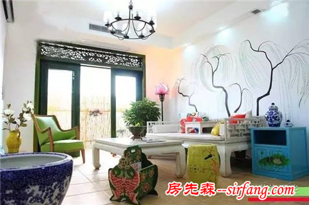 老婆7万装125㎡婚房，可朋友说我家的壁纸辣眼睛
