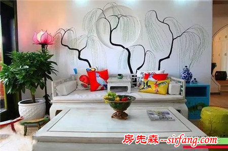 老婆7万装125㎡婚房，可朋友说我家的壁纸辣眼睛