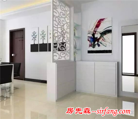 开门就是客厅，鞋柜该怎么放？